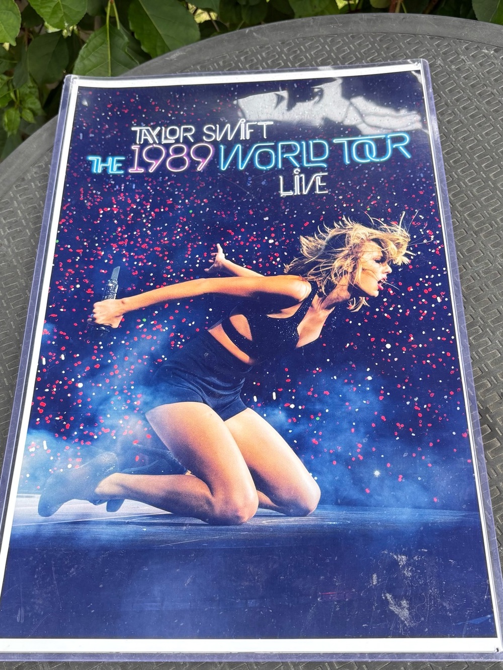 Taylor Swift - The 1989 World Tour Live with Blue & Red  Confetti Poster